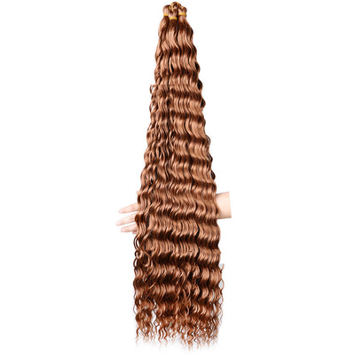 Chemical Fiber Wig Crochet Deep Curve 32inch