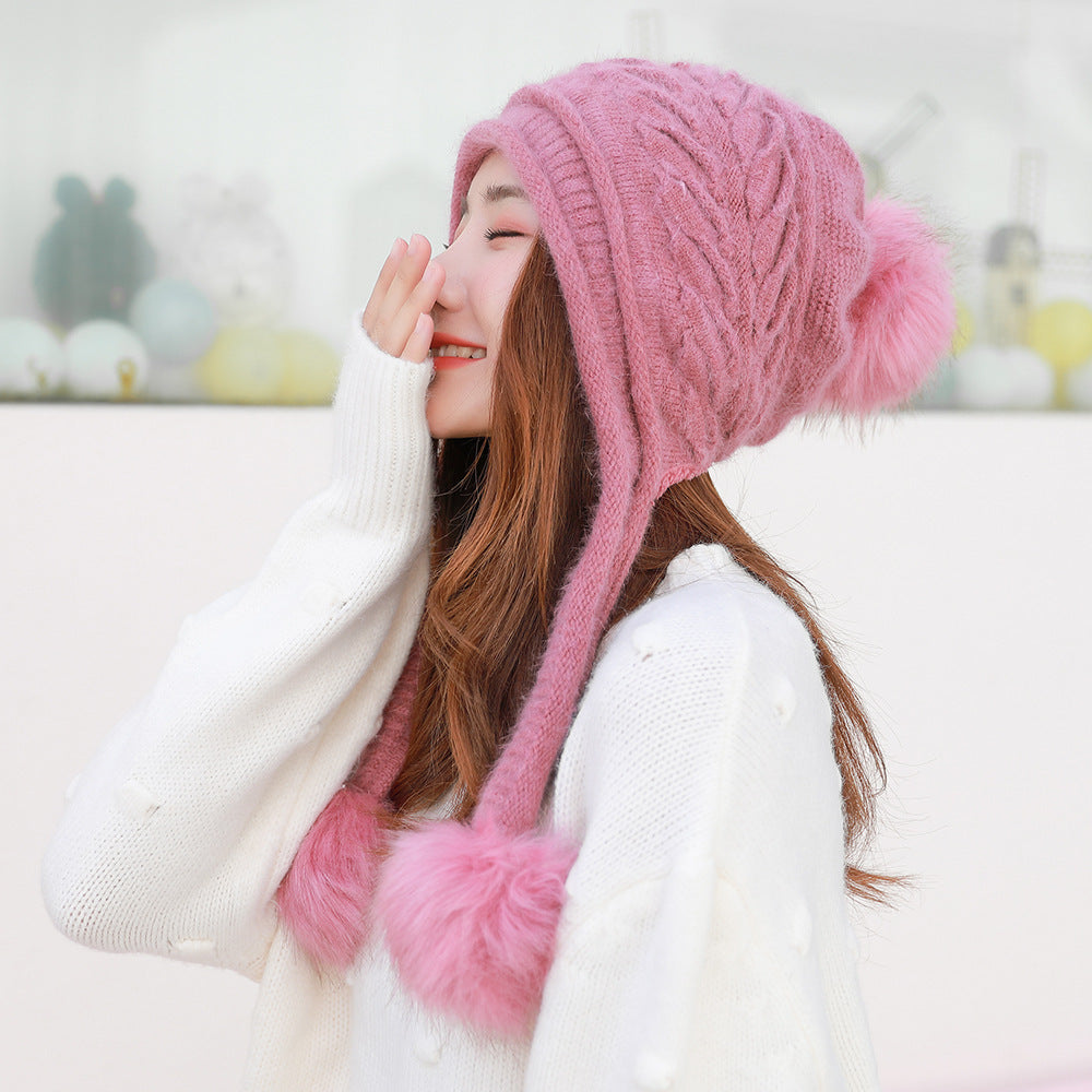 Women's Solid Color Knitted Beanie