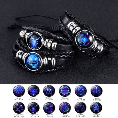 12 Constellations Luminous Bracelet