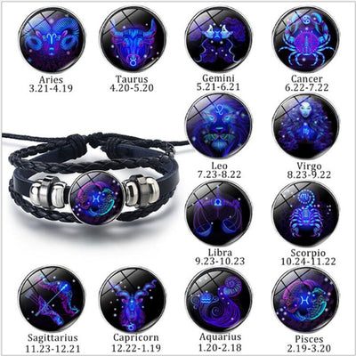 12 Constellations Luminous Bracelet