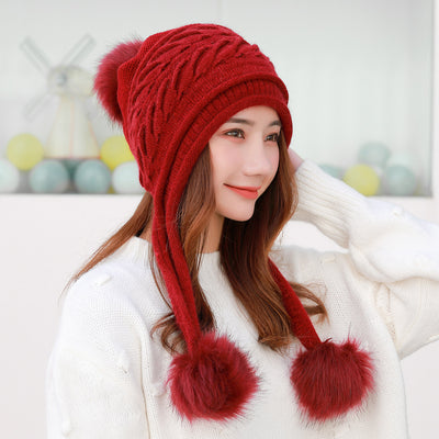 Women's Solid Color Knitted Beanie