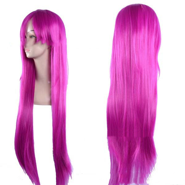 Anime wig, long straight hair