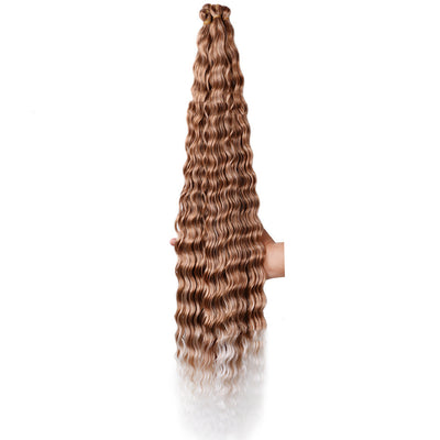 Chemical Fiber Wig Crochet Deep Curve 32inch