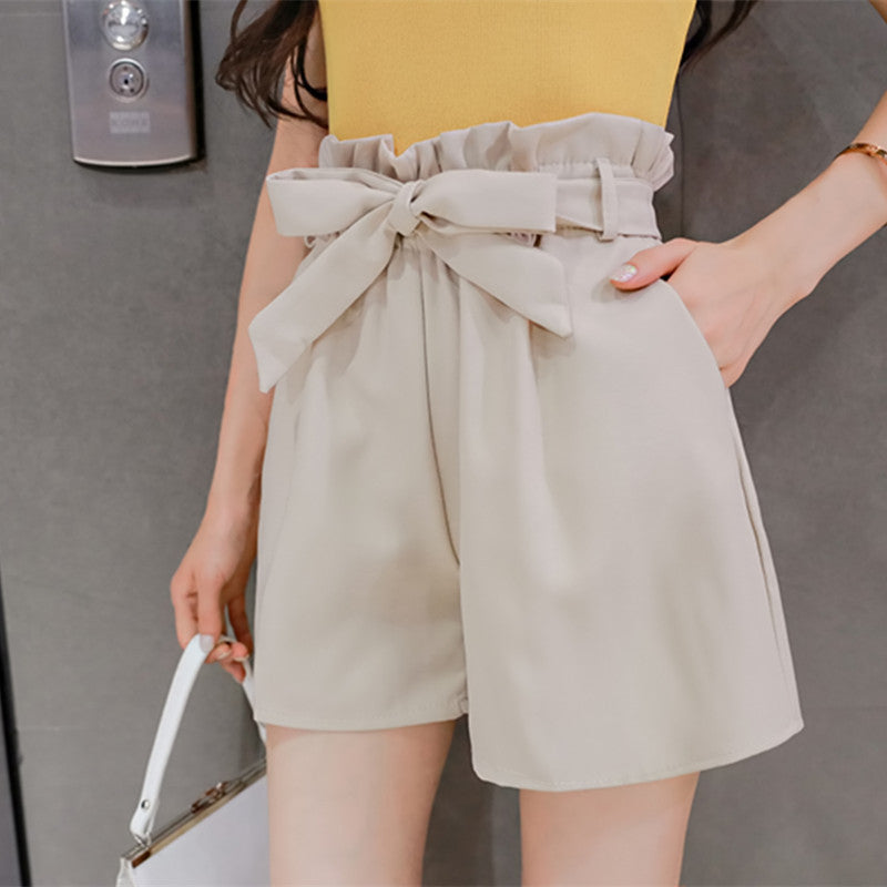 Women's Summer High Waist Wide-leg Pants