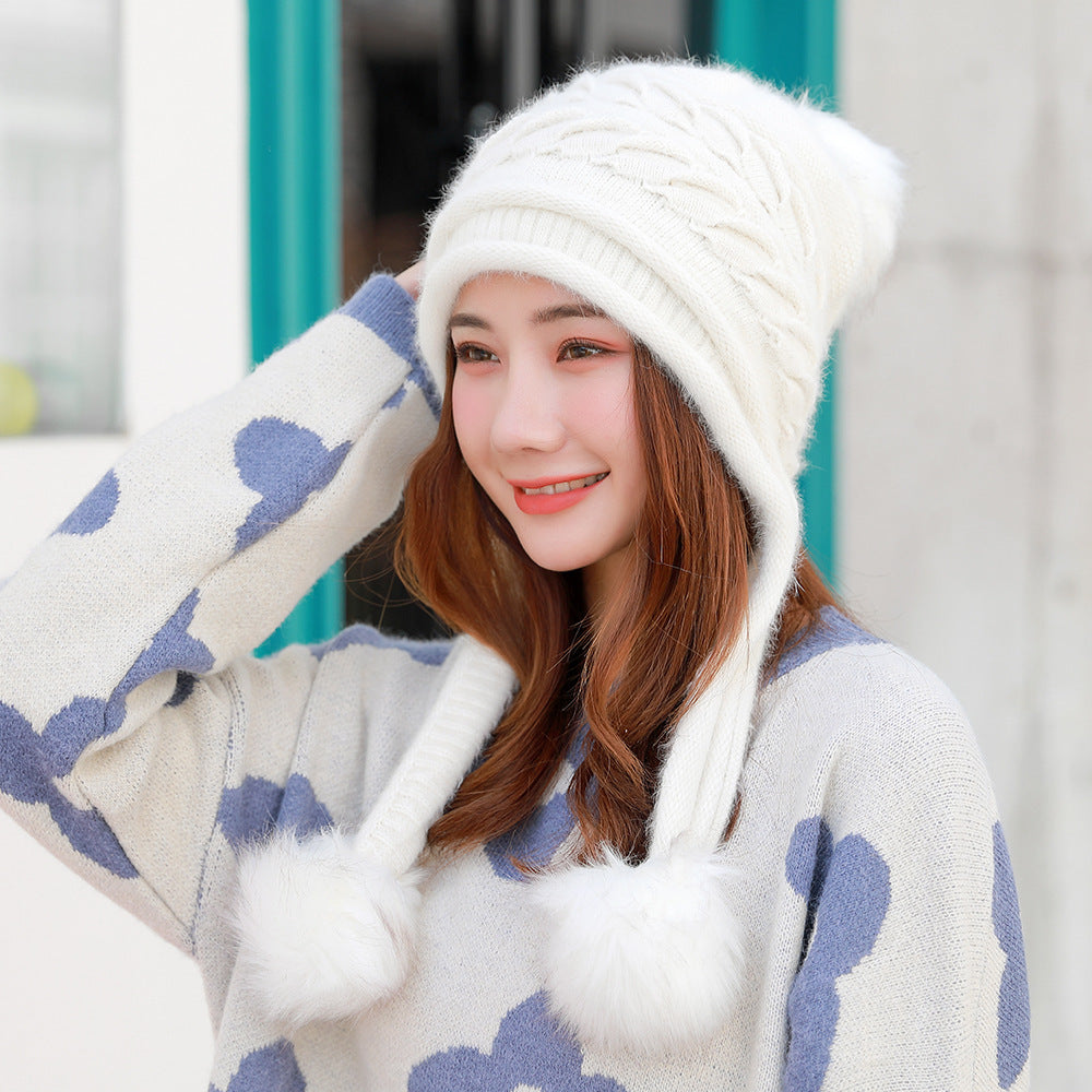 Women's Solid Color Knitted Beanie