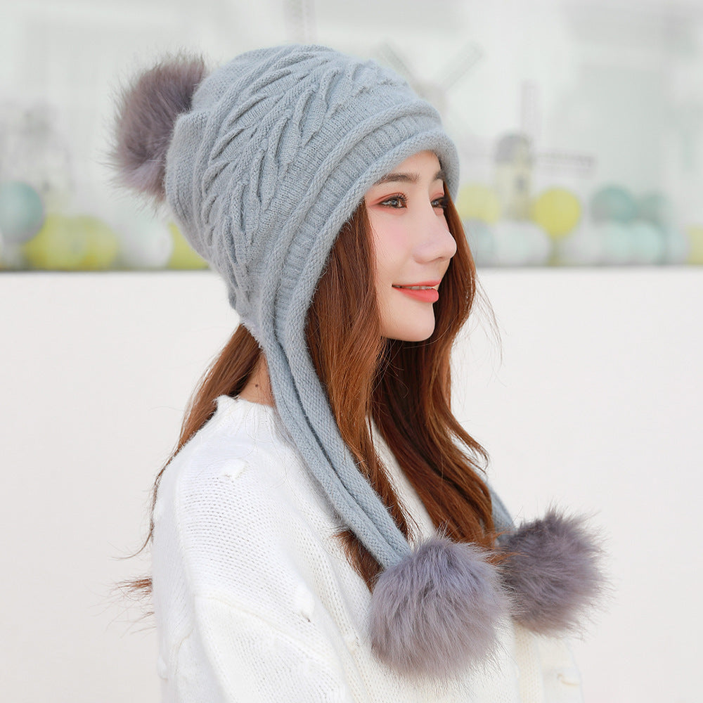 Women's Solid Color Knitted Beanie