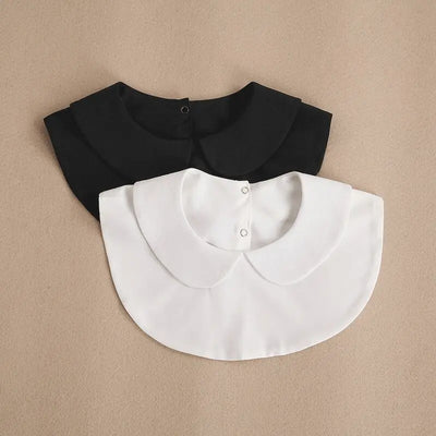 White Fake Collar Shirt Women Blouse Peter Pan Detachable Lapel Fake Collar for Women Clothes Accessories False Collar Woman Tie