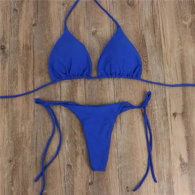 Summer Swimsuit Women Sexy Bikini Set Push-up Padded Bra Thong Two Pieces Swimwear Beachwear Bathing Suit female sexy swimsuits