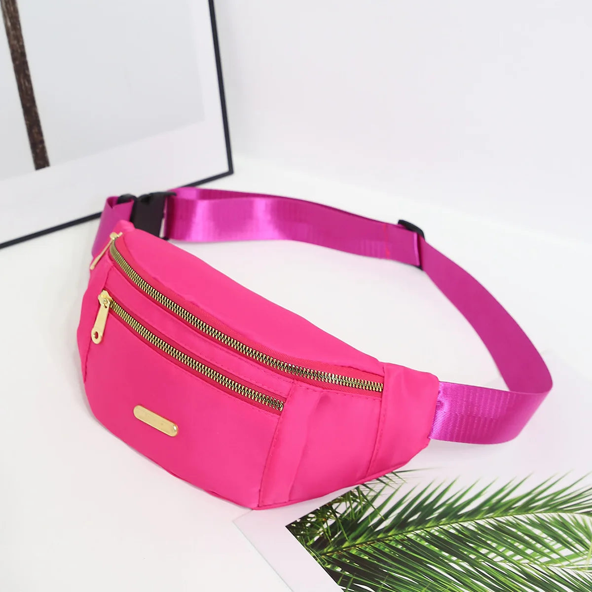 Fanny Packs Waist Pack for Women, Waterproof Waist Bag with Adjustable Strap for Travel Sports Running