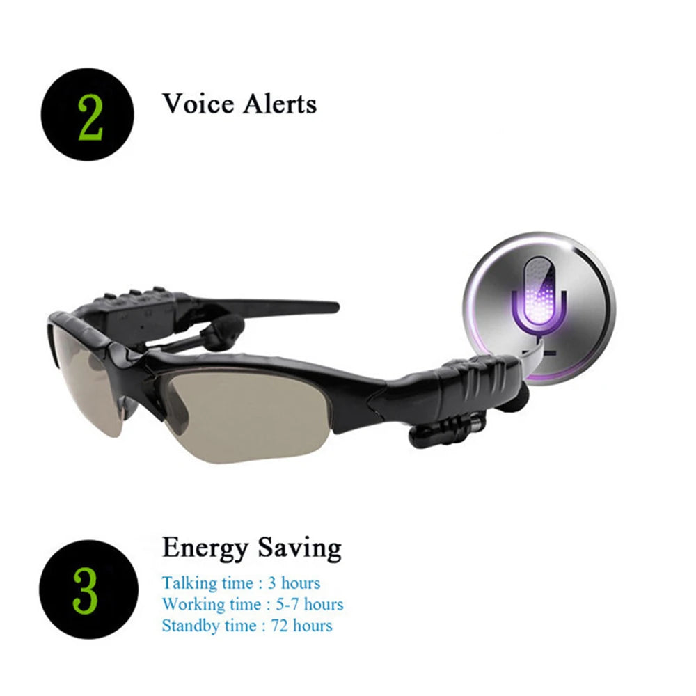 Wireless Bluetooth 4.1 Headset Fashion Sports Stereo Telephone Polarized Driving Sunglasses Riding Eyes Glasses Headphone