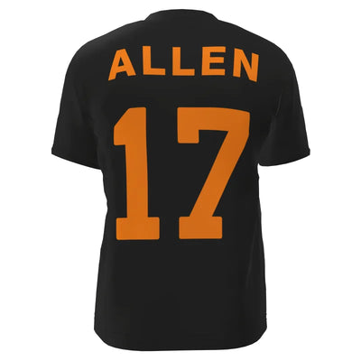 Josh Allen Custom Made Label T Shirt Name Number Fashion Portrait Game Team T-shirt 17 Football Jersey Graffiti 3D Style Clothes