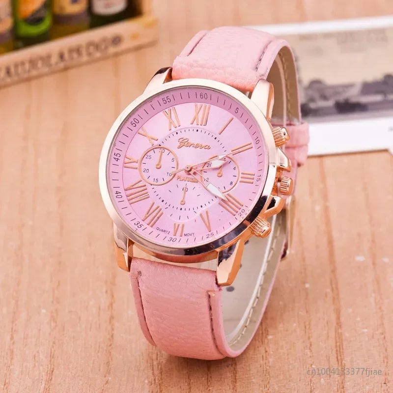 Watch Women Casual Ladies Watches Top Brand Luxury Woman Watch Leather Waterproof Simple Dress Quartz Wristwatch Female Clocks