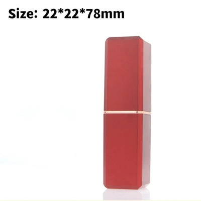 1pc Portable Empty Lipstick Tube 12.1mm Caliber DIY Lip Balm Tubes Metal Lip Gloss Cosmetic Packing Container Beauty Tool