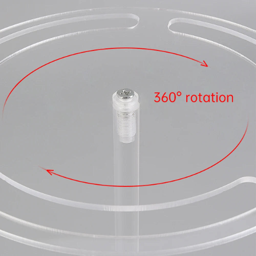 1pc Transparent Rotatable Sunglasses Display Stand Suitable for Glasses Storage Display The Layers  Can Be Stacked