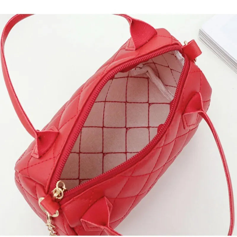 Crossbody Bags for Women Fashion Quilted Shoulder Purse with Convertible Chain Strap Classic Satchel Handbag