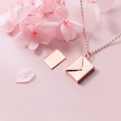 Fashion Jewelry Envelop Necklace