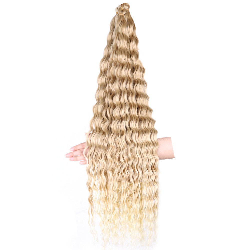 Chemical Fiber Wig Crochet Deep Curve 32inch