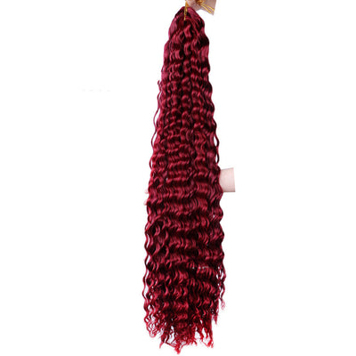 Chemical Fiber Wig Crochet Deep Curve 32inch