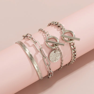 Metal Hollow Chain Bracelet