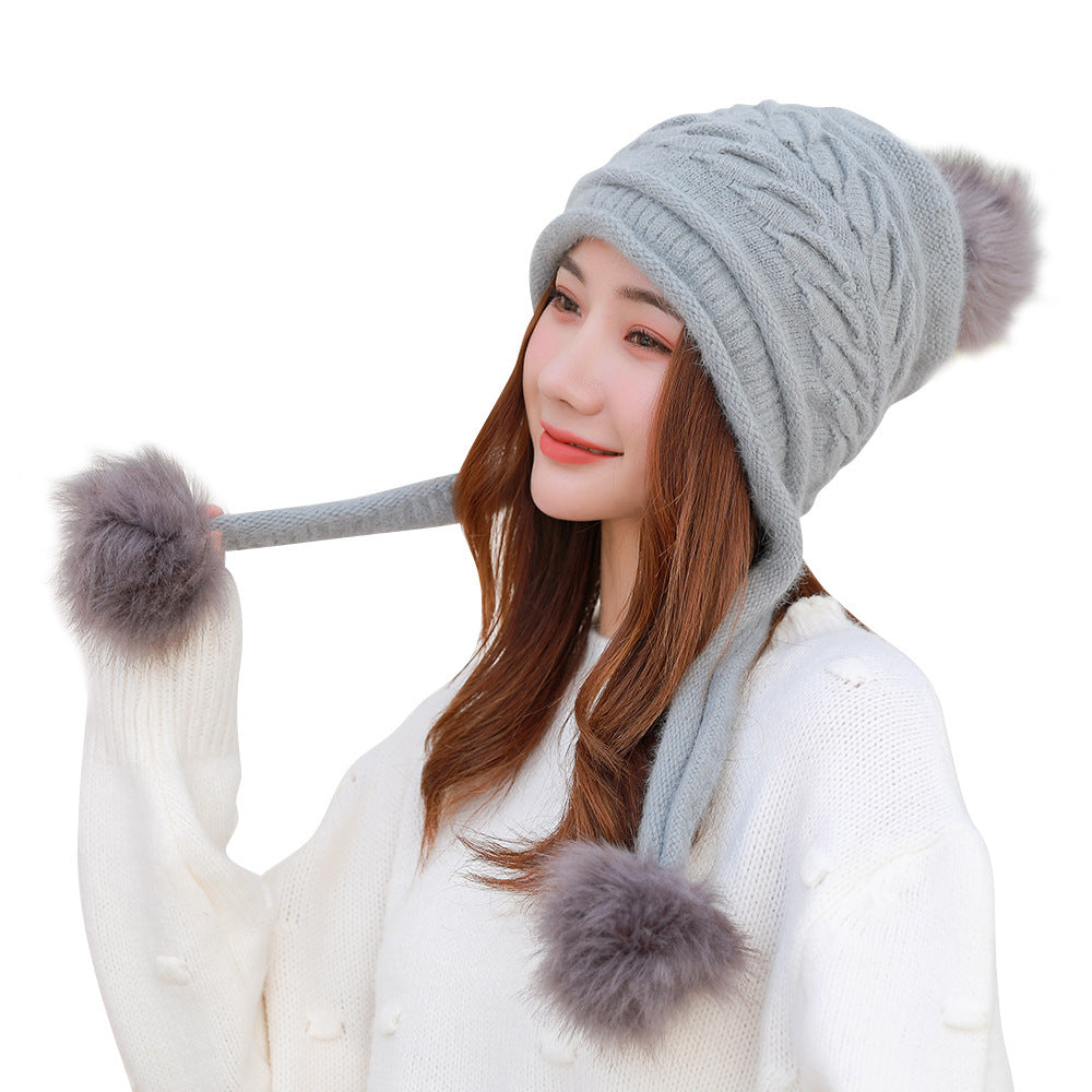 Women's Solid Color Knitted Beanie